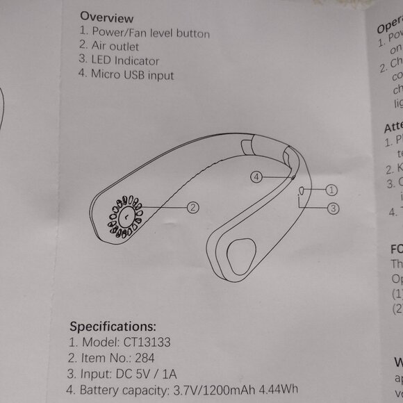 NIB Super Cooling Coca Cola Portable Fan - Picture 8 of 10